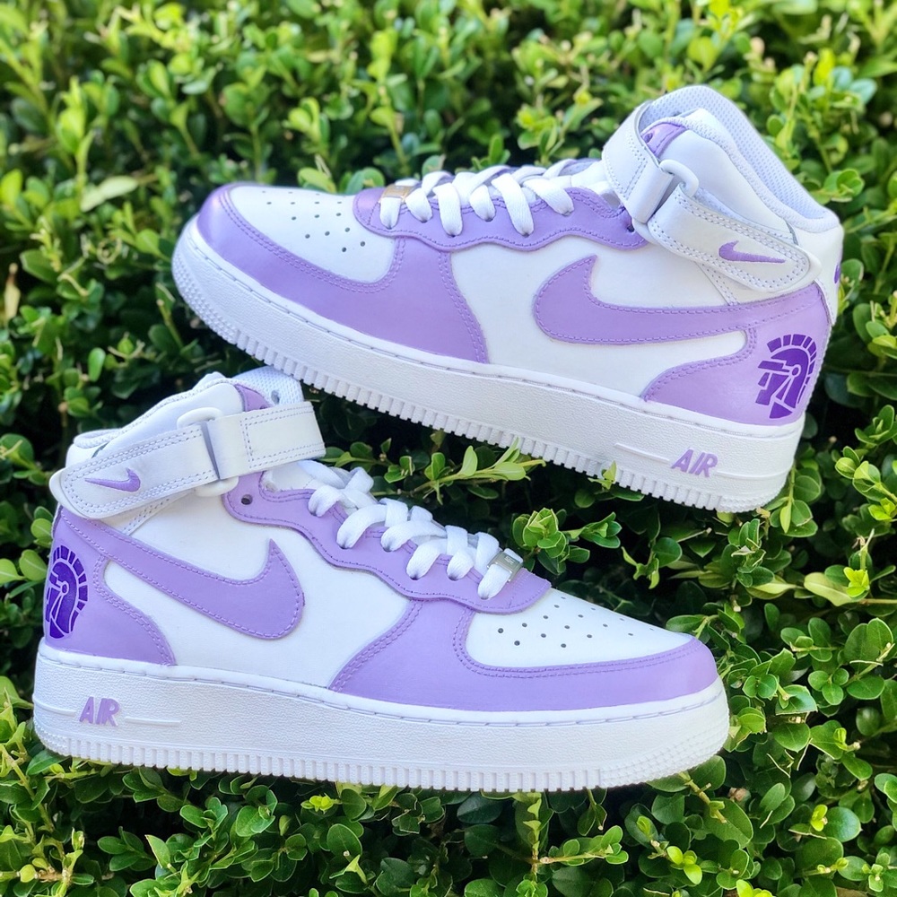 Custom Painted “College” Nike Air Force 1 Mids